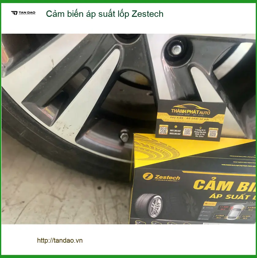 Chị Diệu lắp cảm biến áp suất lốp Zestech cho Kia K3 tại Quận Thủ Đức ảnh thực tế 4