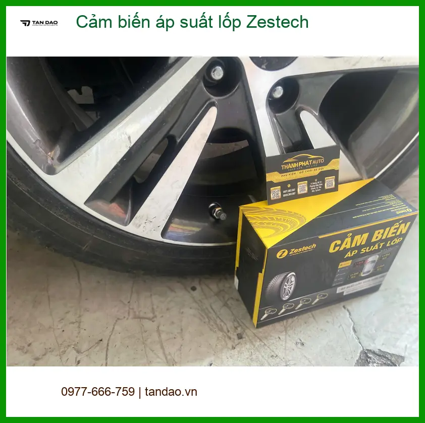 Anh Khôi lắp cảm biến áp suất lốp Zestech cho Toyota Vios tại Quận Bình Tân ảnh thực tế 4