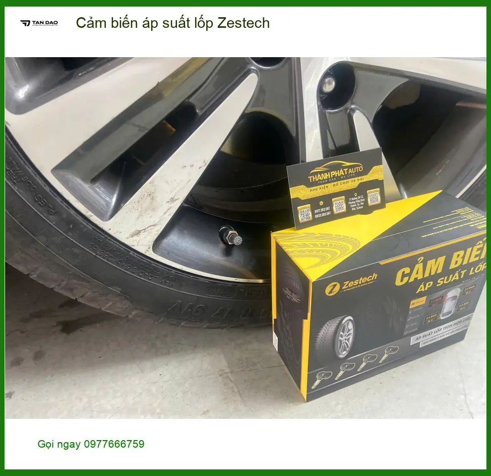 Anh Khôi lắp cảm biến áp suất lốp Zestech cho Toyota Vios tại Quận Bình Tân ảnh thực tế 5