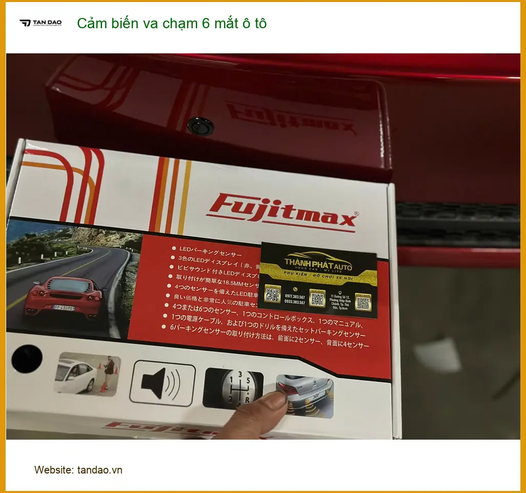 Anh Hưng lắp cảm biến va chạm 6 mắt ô tô cho Hyundai Accent tại Quận Bình Thạnh ảnh thực tế 2