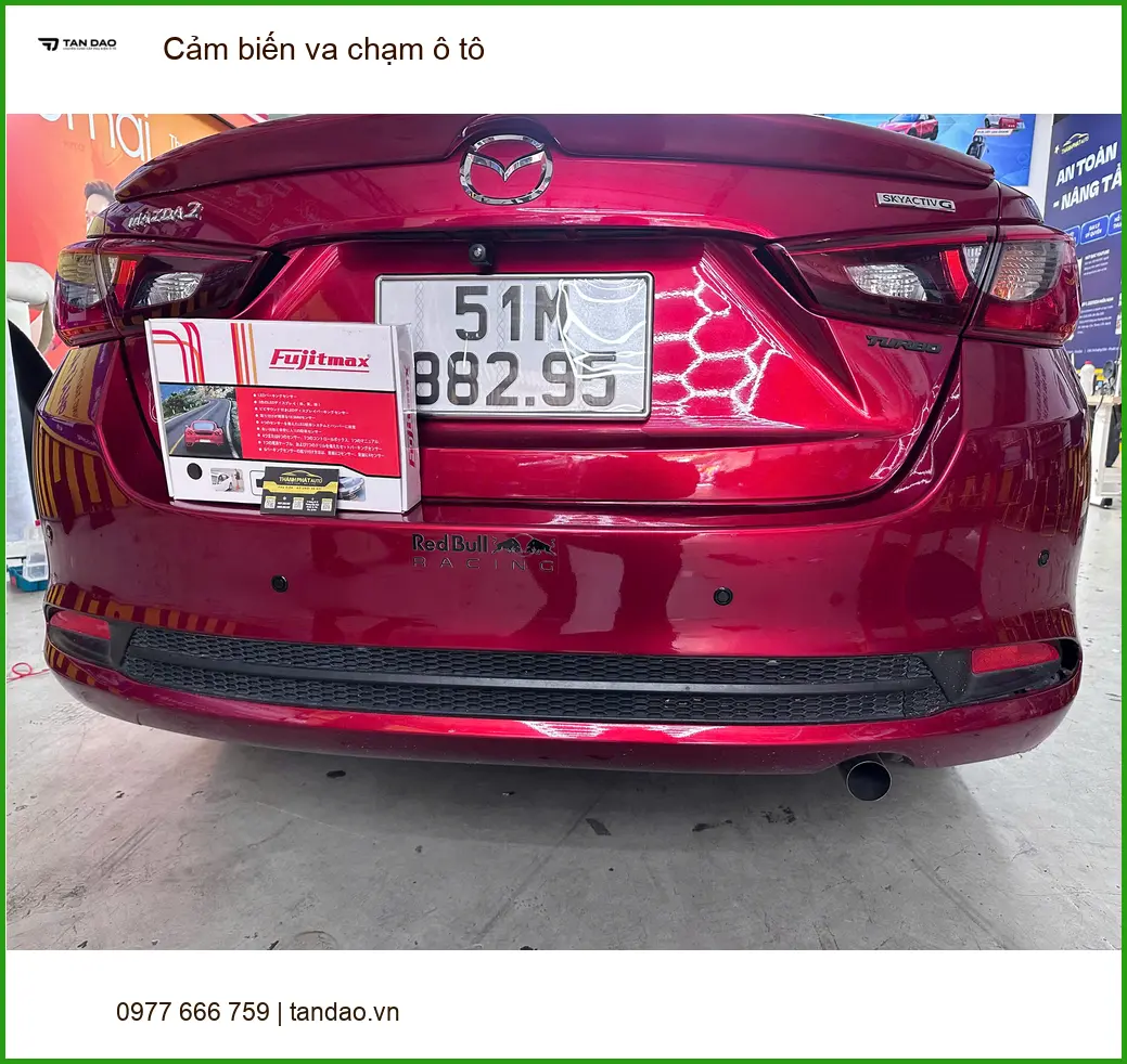 Anh Long lắp cảm biến va chạm ô tô chính hãng tại Quận 7 cho xe Mazda 3 ảnh thực tế 4