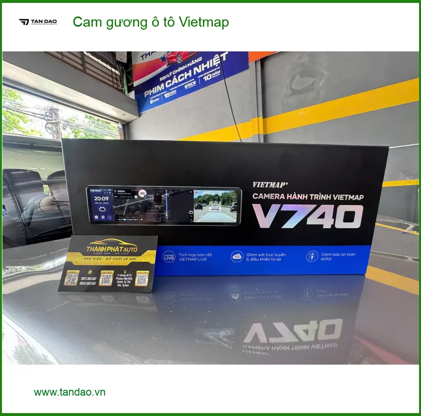 Anh Long lắp Cam gương Vietmap cho Civic tại Gò Vấp uy tín ảnh thực tế 3