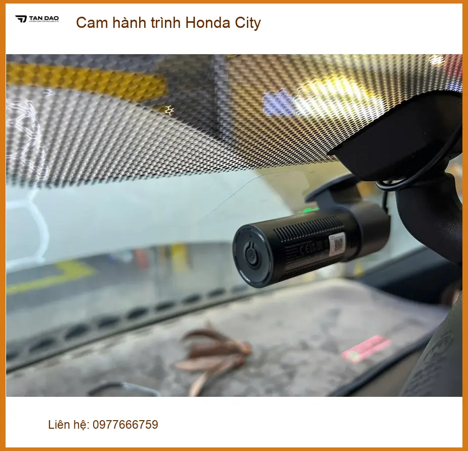 Anh Dũng lắp cam hành trình Honda City tại Quận 10 sau va chạm nhỏ cần bằng chứng ảnh thực tế 2