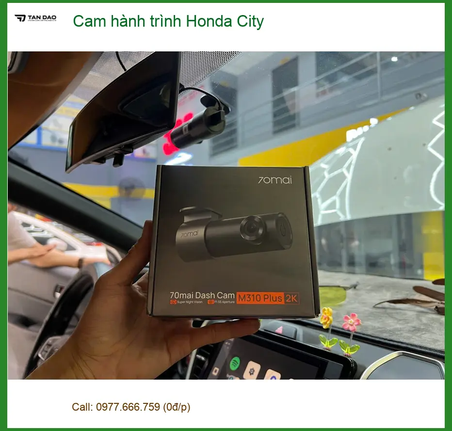 Anh Dũng lắp cam hành trình Honda City tại Quận 10 sau va chạm nhỏ cần bằng chứng ảnh thực tế 3
