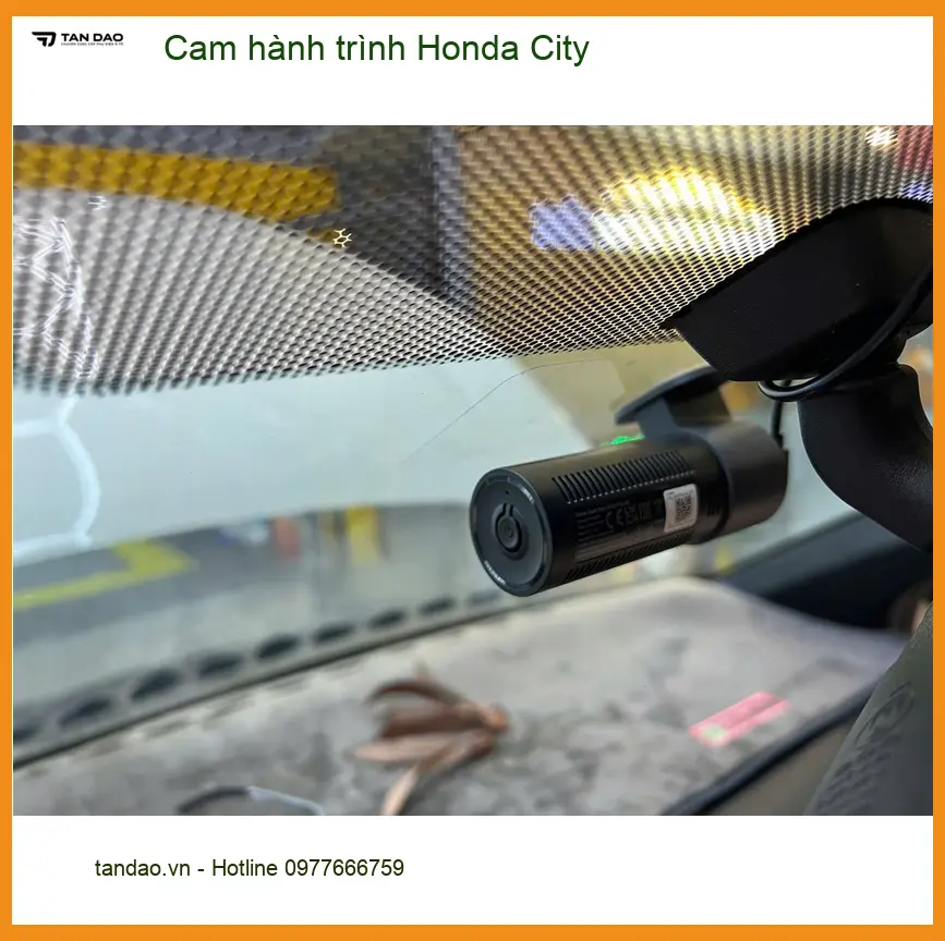 Anh Đạt lắp cam hành trình Honda City Quận 7 để ghi lại hành trình rõ nét ảnh thực tế 2