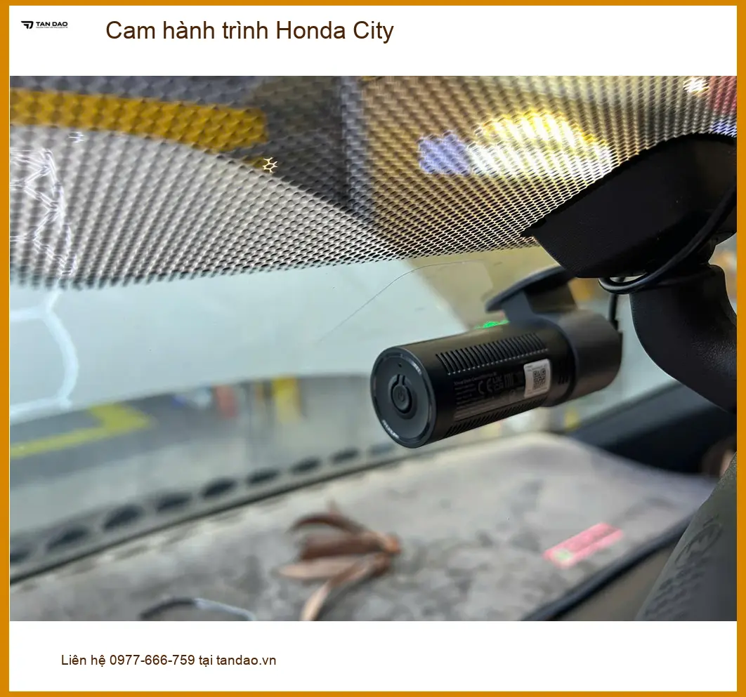 Anh Duy lắp cam hành trình Honda City tại Hóc Môn để an tâm hơn khi lái xe ảnh thực tế 2