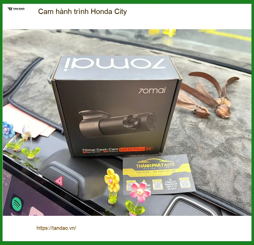 Anh Duy lắp cam hành trình Honda City tại Hóc Môn để an tâm hơn khi lái xe ảnh thực tế 3