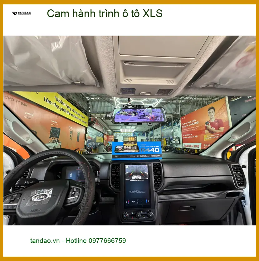 Chú Đông lắp cam hành trình ô tô XLS cho Hyundai Accent tại Quận 9 ảnh thực tế 5
