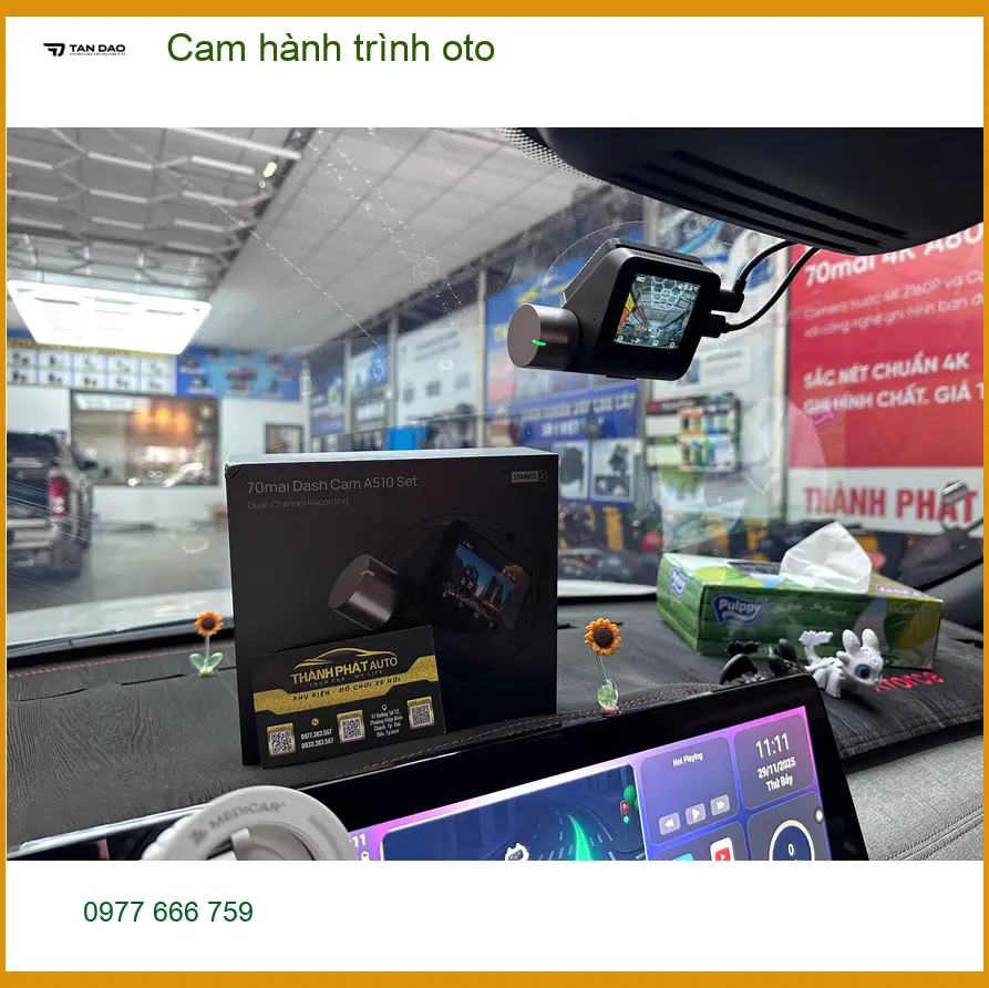 Anh Lộc lắp cam hành trình ô tô cho Hyundai Accent tại Quận 2 ảnh thực tế 4