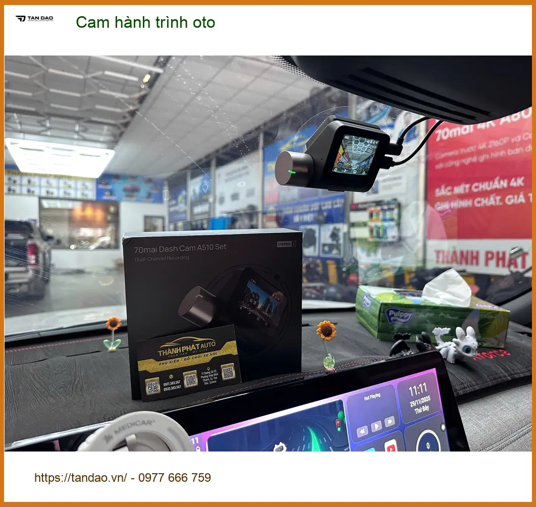 Anh Quang lắp cam hành trình ô tô Mazda CX-5 tại Quận 12 để ghi lại hành trình rõ nét ảnh thực tế 3