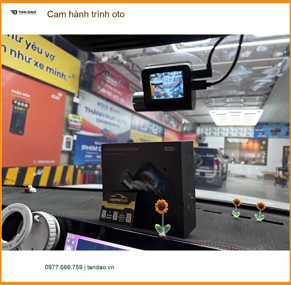 Anh Tuấn Kiệt lắp cam hành trình oto Honda CRV tại Quận 3 đảm bảo an toàn ảnh thực tế 3