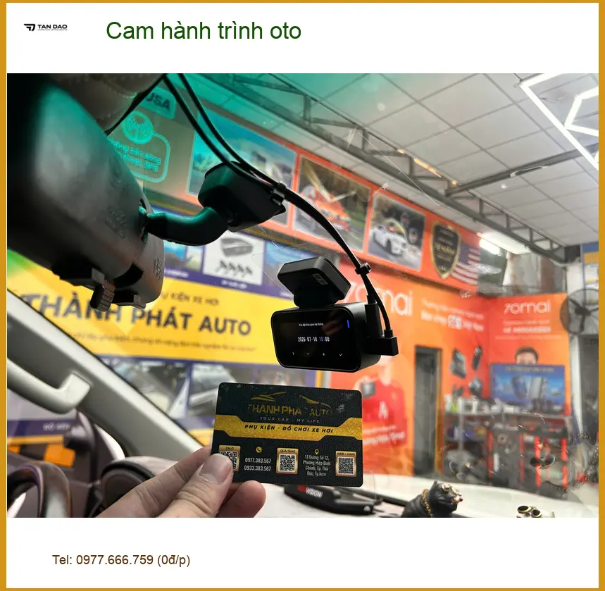 Anh Tấn lắp Cam hành trình oto Hyundai Accent tại Quận Thủ Đức để ghi lại mọi hành trình ảnh thực tế 4