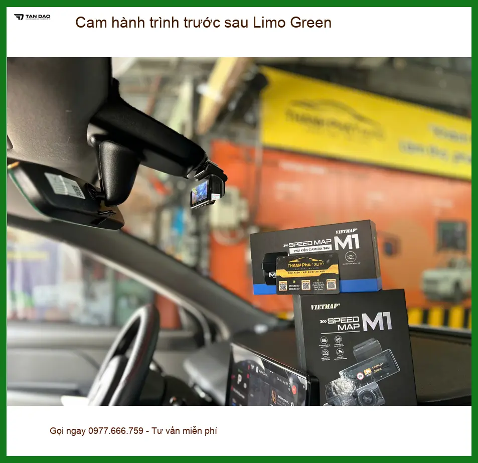 Chị Ngân lắp cam hành trình trước sau Limo Green cho Ford Everest tại Quận Tân Phú. ảnh thực tế 2