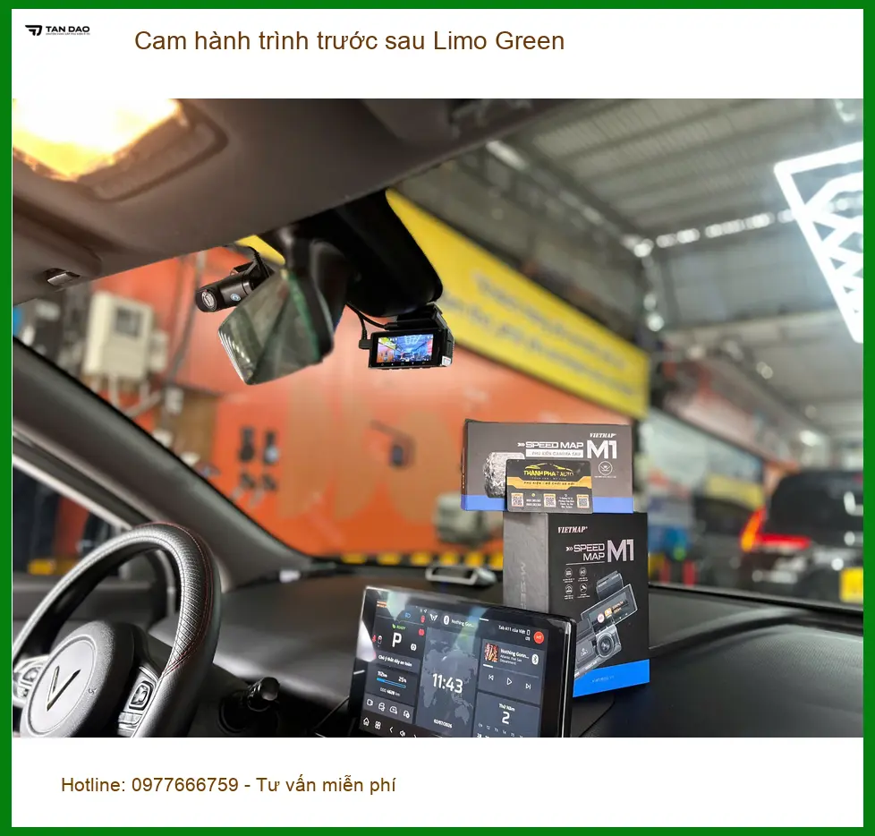 Chị Ngân lắp cam hành trình trước sau Limo Green cho Ford Everest tại Quận Tân Phú. ảnh thực tế 3