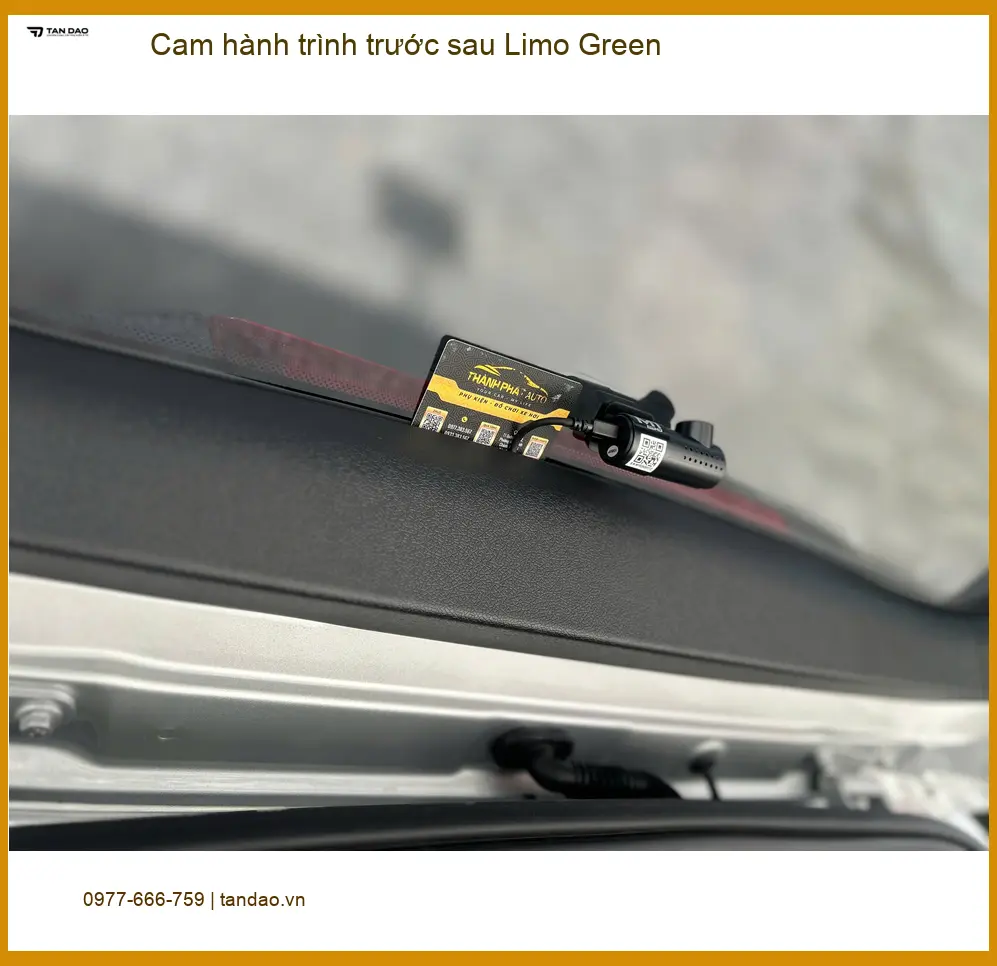 Anh Khôi gắn cam hành trình trước sau Limo Green cho Honda CRV ở Quận 2 ảnh thực tế 5