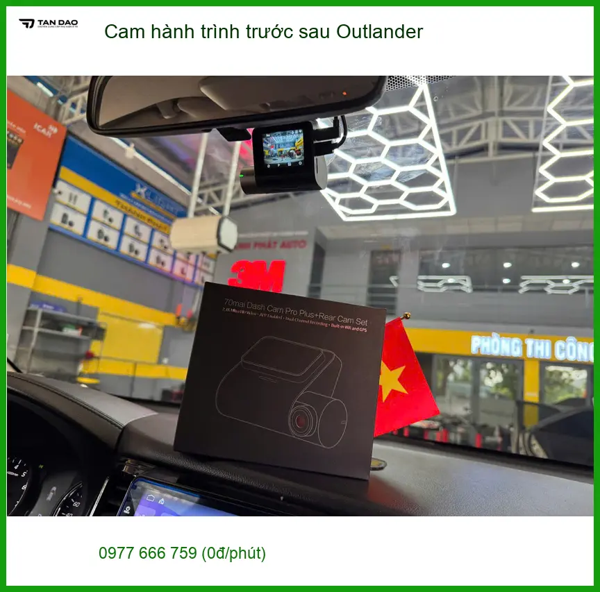 Anh Khải lắp cam hành trình trước sau Outlander Quận 6 an tâm mọi hành trình ảnh thực tế 2