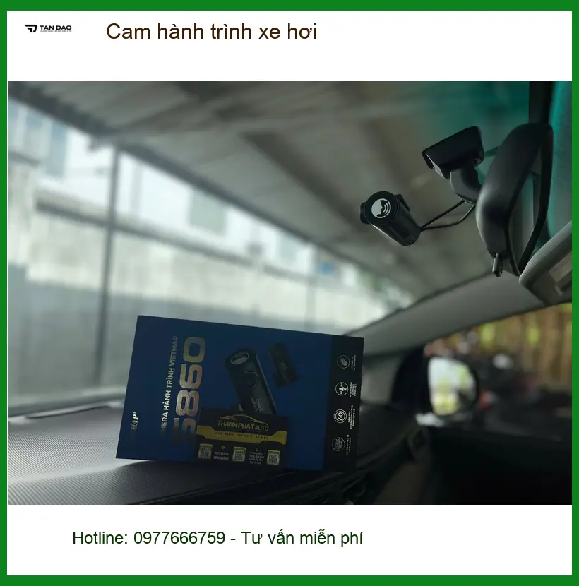 Chú Cường lắp cam hành trình Hyundai Santa Fe tại Quận 11 đảm bảo an toàn
