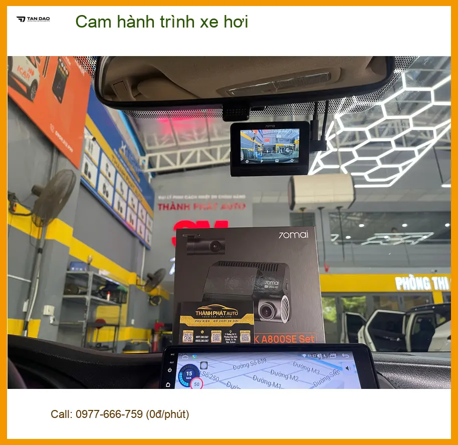 Anh Dũng gắn cam hành trình xe hơi Honda CRV Quận 2 để bảo vệ bản thân ảnh thực tế 2