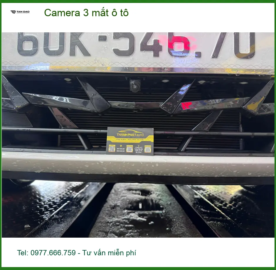 Anh Khang lắp camera 3 mắt ô tô cho Honda CRV tại Củ Chi để an tâm hơn khi lái xe ảnh thực tế 2