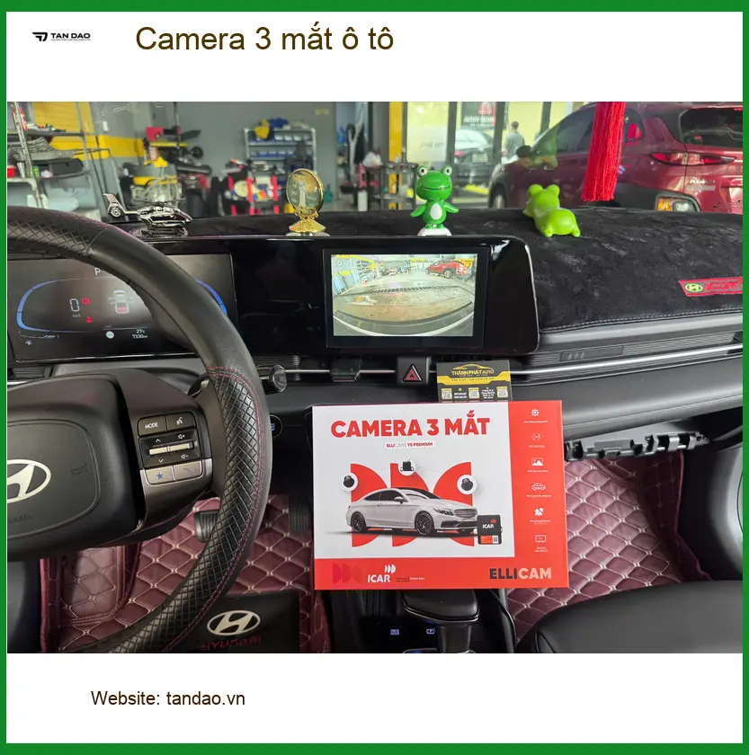 Anh Khang lắp camera 3 mắt ô tô cho Honda CRV tại Củ Chi để an tâm hơn khi lái xe ảnh thực tế 4