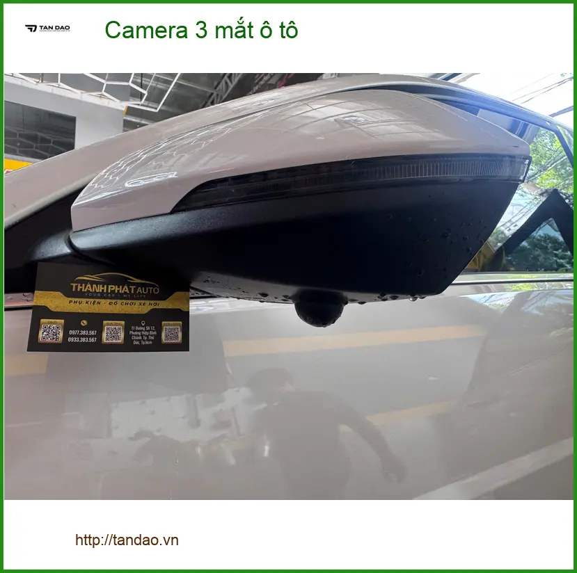 Anh Khang lắp camera 3 mắt ô tô cho Honda CRV tại Củ Chi để an tâm hơn khi lái xe ảnh thực tế 5