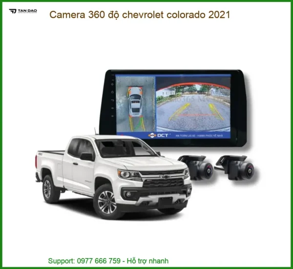 Camera 360 độ Chevrolet Colorado 2021 - Trung Tâm Lắp Đặt Chính Hãng TPHCM