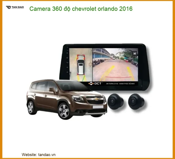 Camera 360 độ Chevrolet Orlando 2016 - Địa Chỉ Lắp Đặt Uy Tín TPHCM