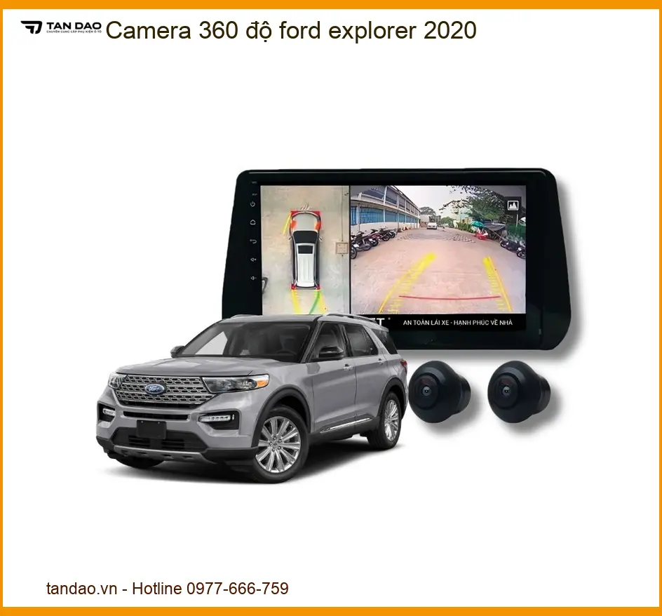 Camera 360 độ Ford Explorer 2020 - Trung Tâm Gắn Uy Tín Giá Tốt TPHCM