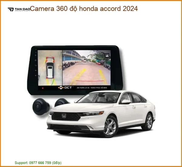 Camera 360 độ Honda Accord 2024 - Trung Tâm Nâng Cấp Uy Tín Giá Tốt TPHCM