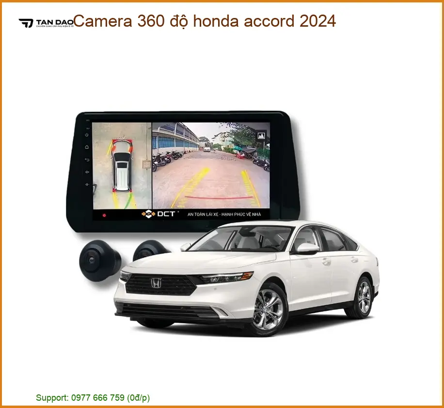Camera 360 độ Honda Accord 2024 - Trung Tâm Nâng Cấp Uy Tín Giá Tốt TPHCM