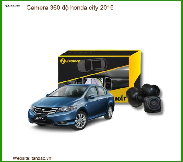 Camera 360 độ Honda City 2015 - Địa Chỉ Lắp Đặt Camera 360 Uy Tín TPHCM