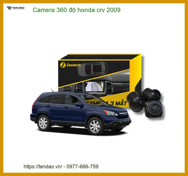 Camera 360 độ Honda CRV 2009 - Trung Tâm Lắp Đặt Chính Hãng, Giá Tốt TPHCM