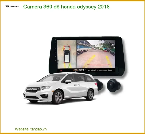 Camera 360 độ Honda Odyssey 2018 - Trung Tâm Lắp Đặt Uy Tín TPHCM