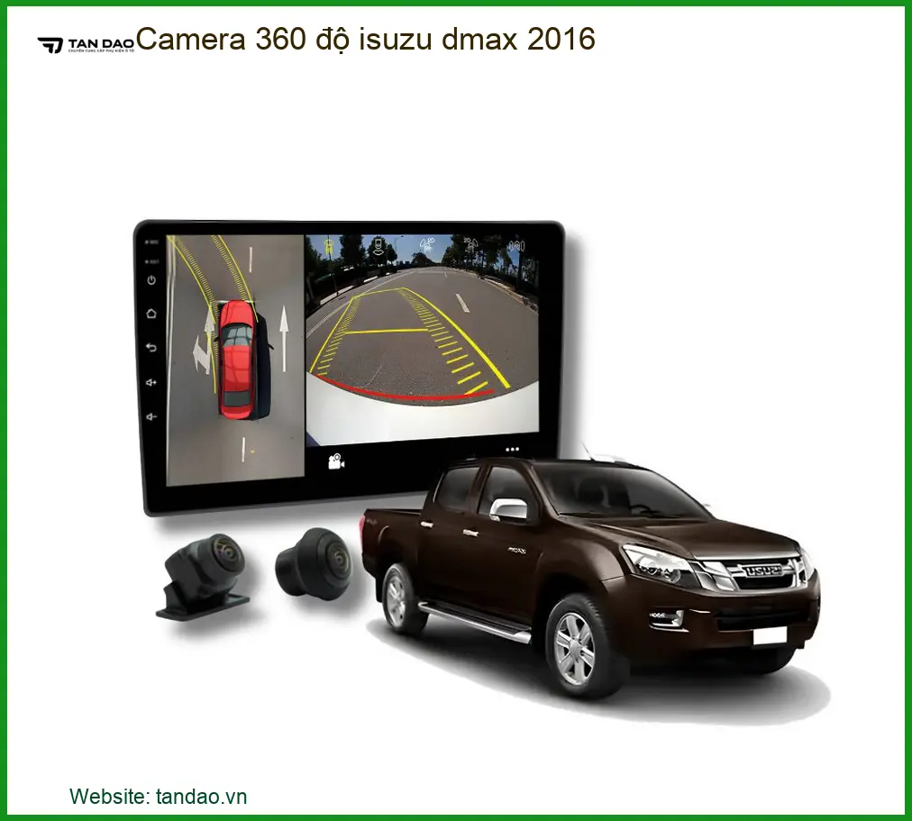 Camera 360 độ Isuzu Dmax 2016 - Trung Tâm Lắp Đặt Chính Hãng TPHCM