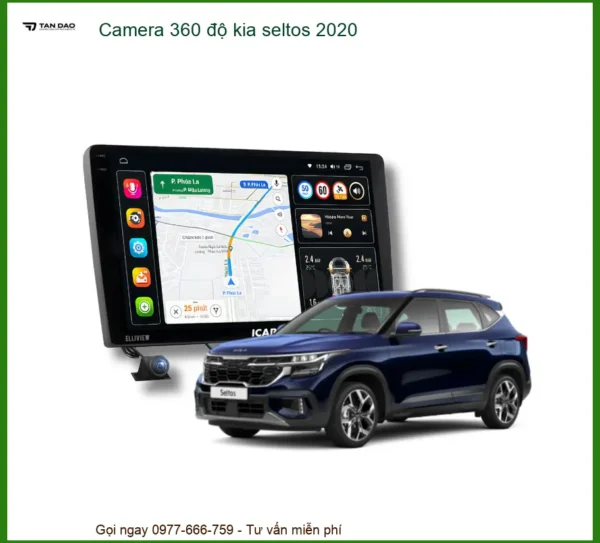 Camera 360 độ Kia Seltos 2020 - Trung Tâm Nâng Cấp Uy Tín Giá Tốt TPHCM