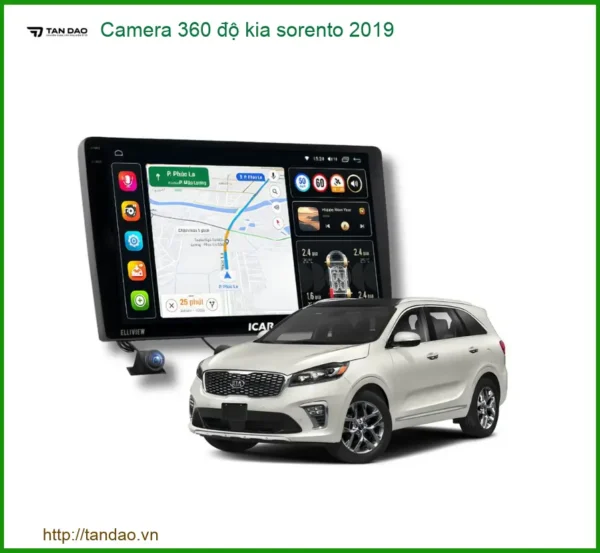 Camera 360 độ Kia Sorento 2019 - Địa Chỉ Lắp Đặt Chính Hãng TPHCM