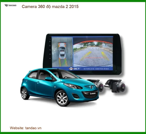 Camera 360 Độ Cho Xe Mazda 2 2015 - Trung Tâm Lắp Đặt Uy Tín Giá Tốt TPHCM