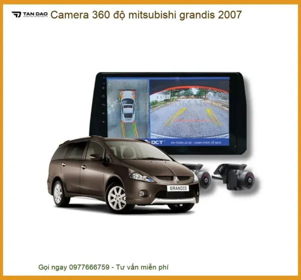 Camera 360 độ Mitsubishi Grandis 2007 - Địa Chỉ Lắp Đặt Uy Tín TPHCM