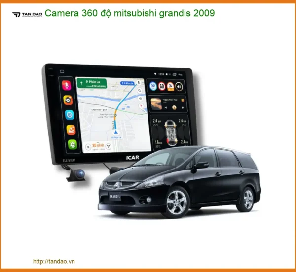 Camera 360 độ Mitsubishi Grandis 2009 - Địa Chỉ Lắp Đặt Uy Tín TPHCM
