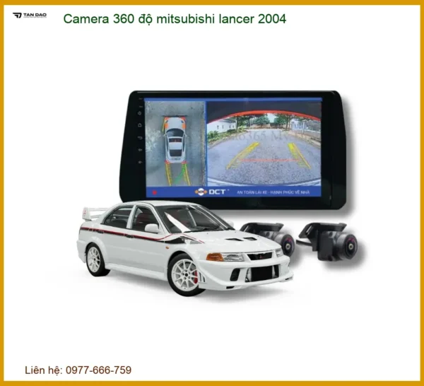 Camera 360 độ Mitsubishi Lancer 2004 - Địa Chỉ Lắp Đặt Uy Tín TPHCM