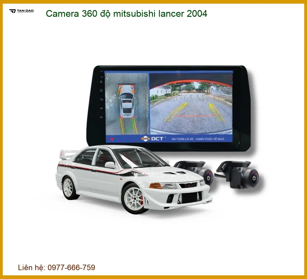 Camera 360 độ Mitsubishi Lancer 2004 - Địa Chỉ Lắp Đặt Uy Tín TPHCM