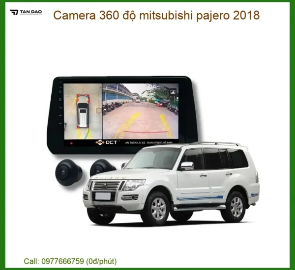 Camera 360 độ Mitsubishi Pajero 2018 - Trung Tâm Lắp Đặt Uy Tín TPHCM
