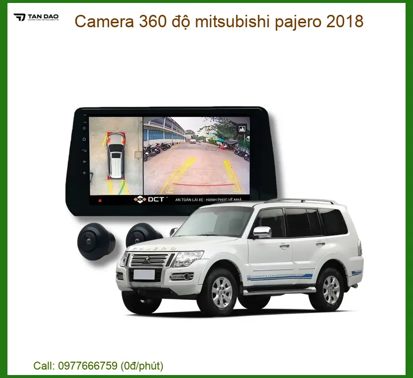 Camera 360 độ Mitsubishi Pajero 2018 - Trung Tâm Lắp Đặt Uy Tín TPHCM
