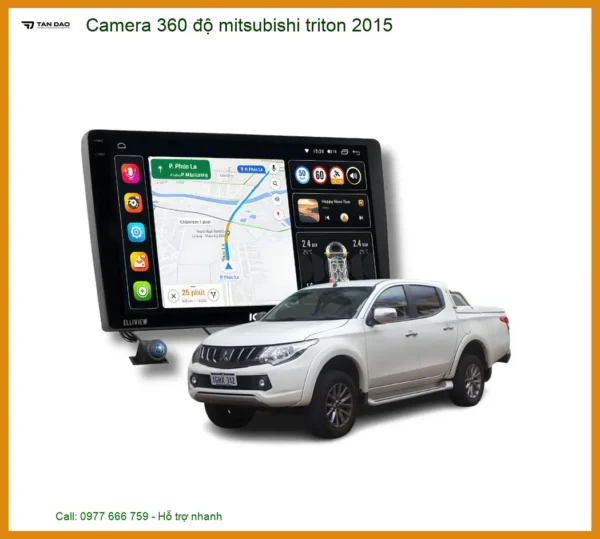 Camera 360 độ Mitsubishi Triton 2015 - Địa Chỉ Gắn Uy Tín TPHCM