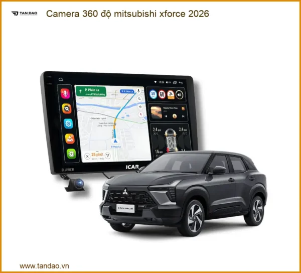 Camera 360 độ Mitsubishi Xforce 2026 - Trung Tâm Lắp Đặt Uy Tín TPHCM