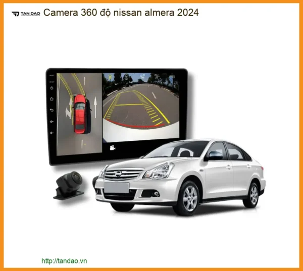 Bộ Camera 360 độ Nissan Almera 2024 - Trung Tâm Gắn Uy Tín TPHCM