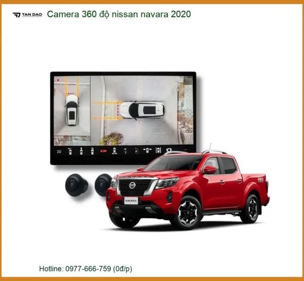 Camera 360 độ Nissan Navara 2020 - Trung Tâm Lắp Đặt Uy Tín Giá Tốt TPHCM