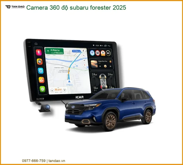 Camera 360 độ Subaru Forester 2025 - Nơi Gắn Chính Hãng TPHCM