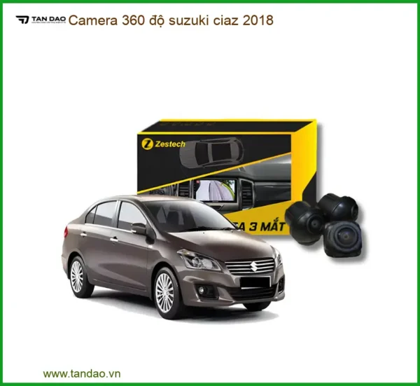 Camera 360 độ Suzuki Ciaz 2018 - Trung Tâm Lắp Đặt Chính Hãng TPHCM