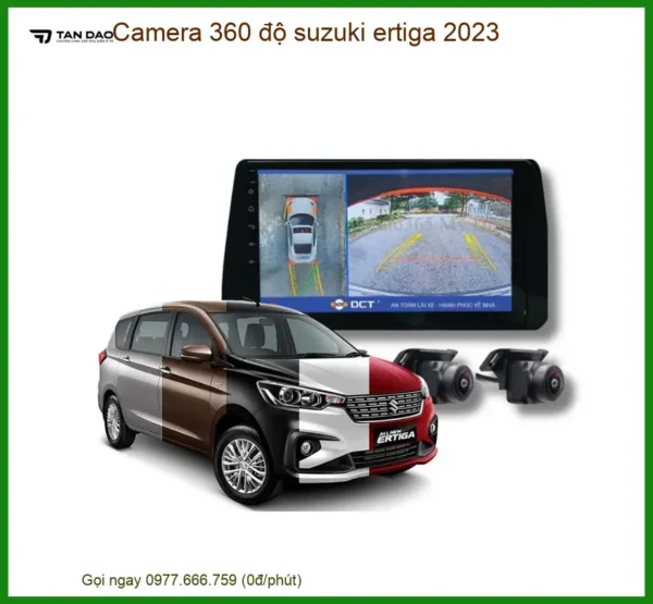 Camera 360 độ Suzuki Ertiga 2023 - Trung Tâm Gắn Uy Tín TPHCM